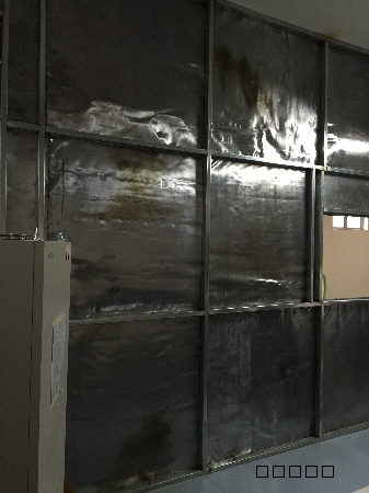 牙科房間墻面鉛板施工